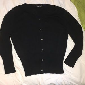 Harold’s Black ribbed cardigan
